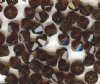 25 4mm Mocca Bicone Swarovski